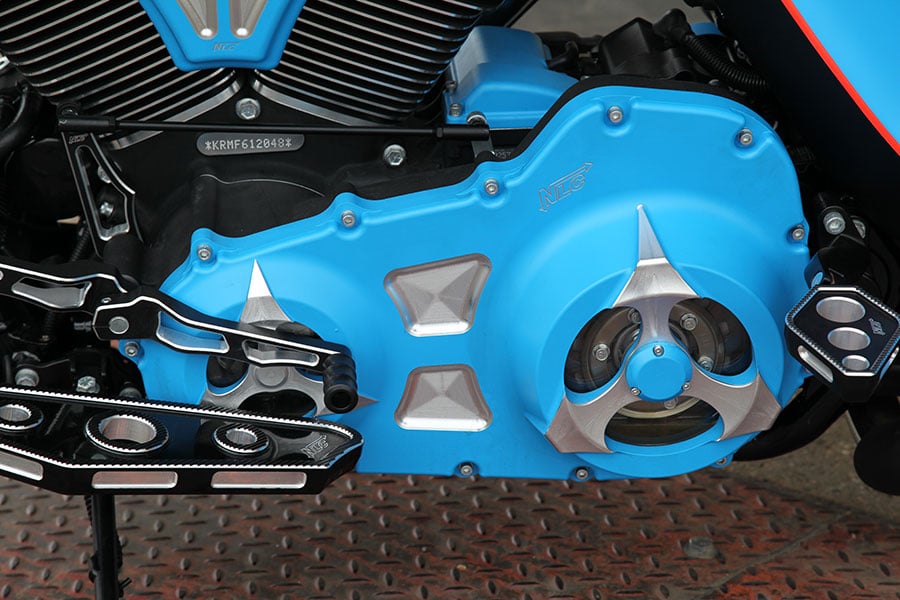 T-5131    NLC Streetglide Soziusrasten Design "Hole"