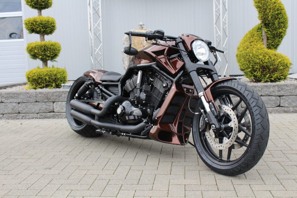 VR-40601   Heckfender V-Rod GFK ab Bj.2007 Reifenbreite 240 - 260