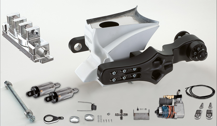 DS-3010  3D-Einarmschwingen Kit - "Monza" für V-Rod Bj.2007-2017