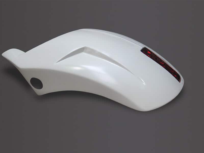 VR-40590    Heckfender V-Rod GFK ab Bj. 2007 Reifenbreite 240 - 260