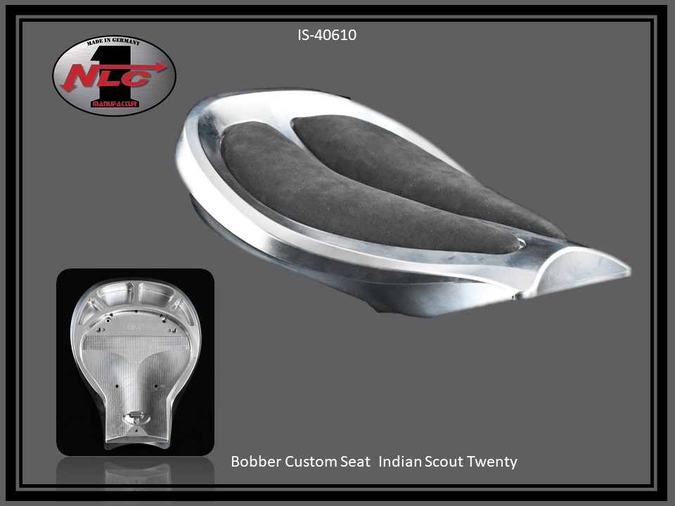 IS-40610 Aluminium Bobber Sitz Indian Scout