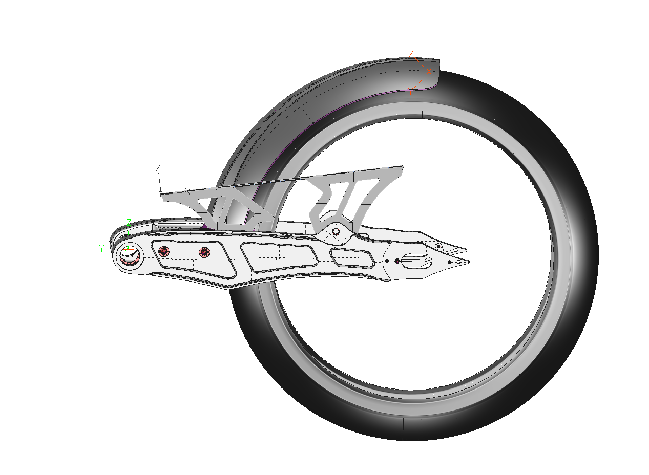 IS-3005 Riemenschutz für NLC-Schwinge Indian Scout