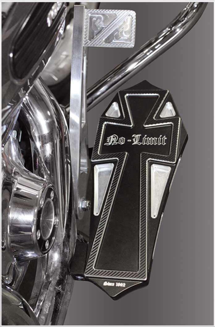 Z-51320     NLC Trittbretter "Gothic" für Softail und Touring Modelle