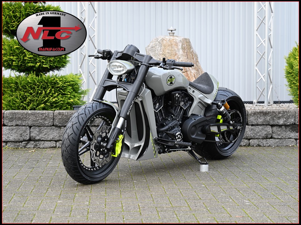 IS-10100 Kühlerblende -RACING - für Indian Scout