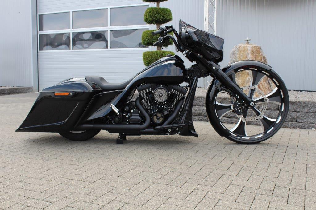 T-4093    Touring Stahl Frontfender Design "Erl King" 30 Zoll