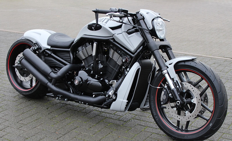 VR-40580    Heckfender V-Rod GFK ab Bj. 2007 Reifenbreite 280 - 300