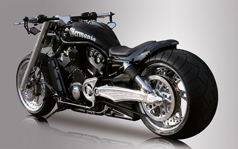 VR-3000    NLC Alu-Designschwinge "Clean Dream" für V-Rod von Bj. 2002-2017