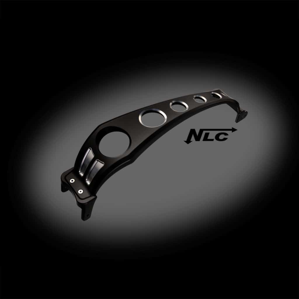 ST-40833      3D-Aluminium Dash für Breakout 2018 milwaukee eight / schwarz contrast-cut
