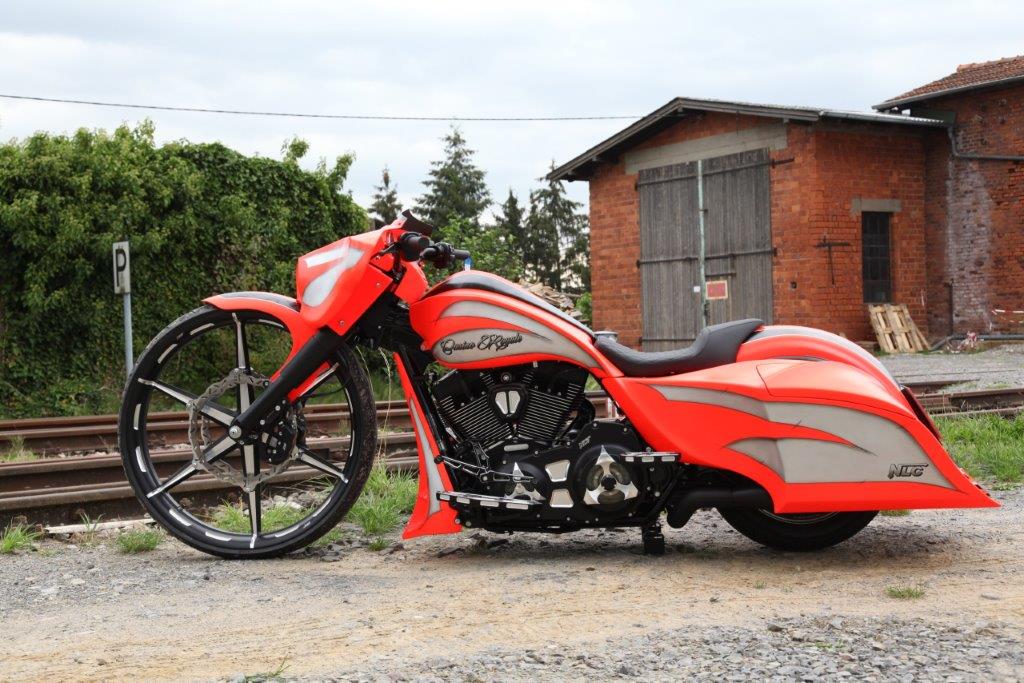 T-5141      NLC Sozius Touring Trittbretter Roadking Design "Hole" Bj. 2009-2017