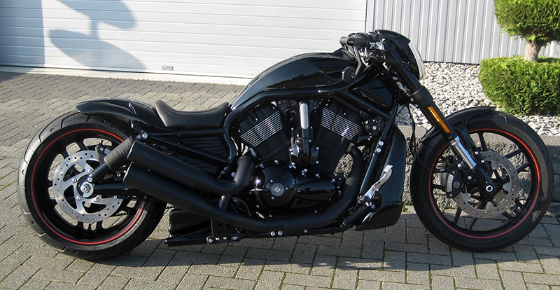 VR-40590    Heckfender V-Rod GFK ab Bj. 2007 Reifenbreite 240 - 260