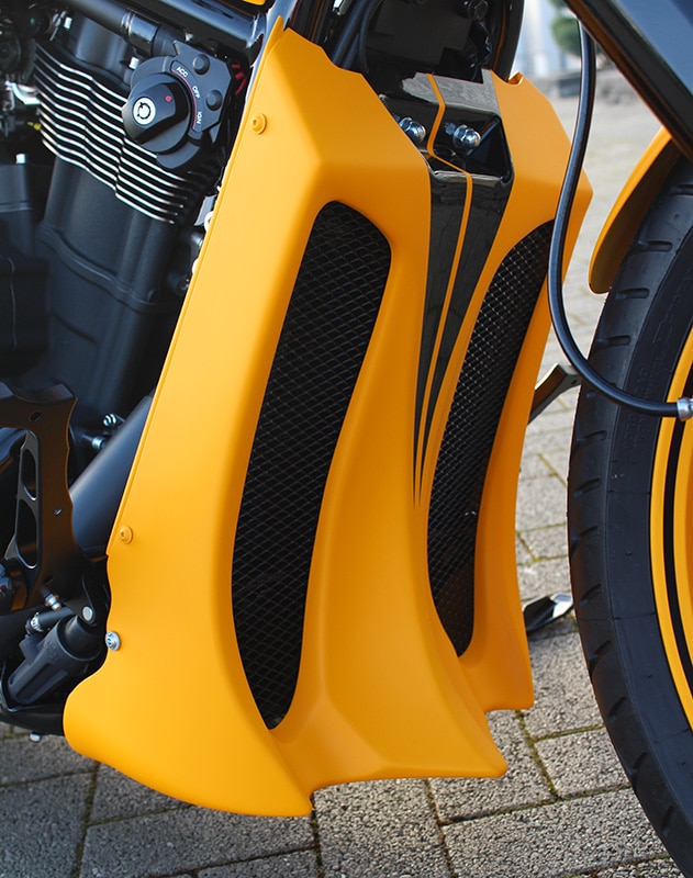 VR-40350   Kühlerblende V-Rod alle Baujahre.
