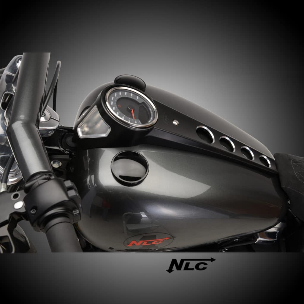 ST-40822       3D-Aluminium Dash für Fatboy 2018 milwaukee eight / poliert