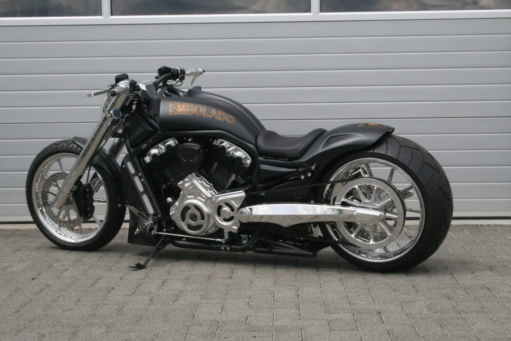 DS-3002      NLC - Schwingenkit down-shock "classic" für alle V-Rod ab 2007