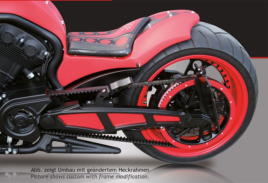 VR-50350    Sozius Rastenträger mit Fußrastenfür alle NLC-Designschwingen
