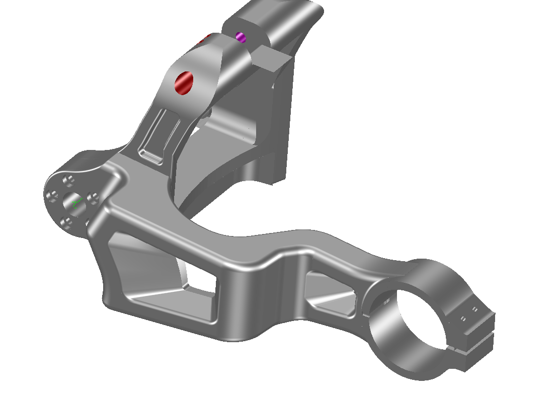 ST-3014   3D-Einarm Schwingen-Kit 18 Zoll für Softail M8