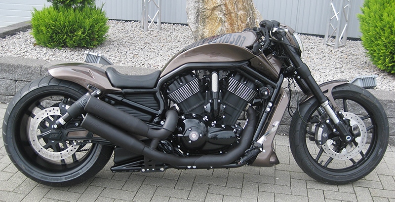 VR-40580    Heckfender V-Rod GFK ab Bj. 2007 Reifenbreite 280 - 300