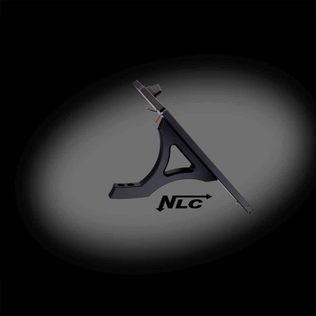 KH-66630   seitlicher Kennzeichenhalter für NLC V-Rod Design Schwinge 2002 - 2017