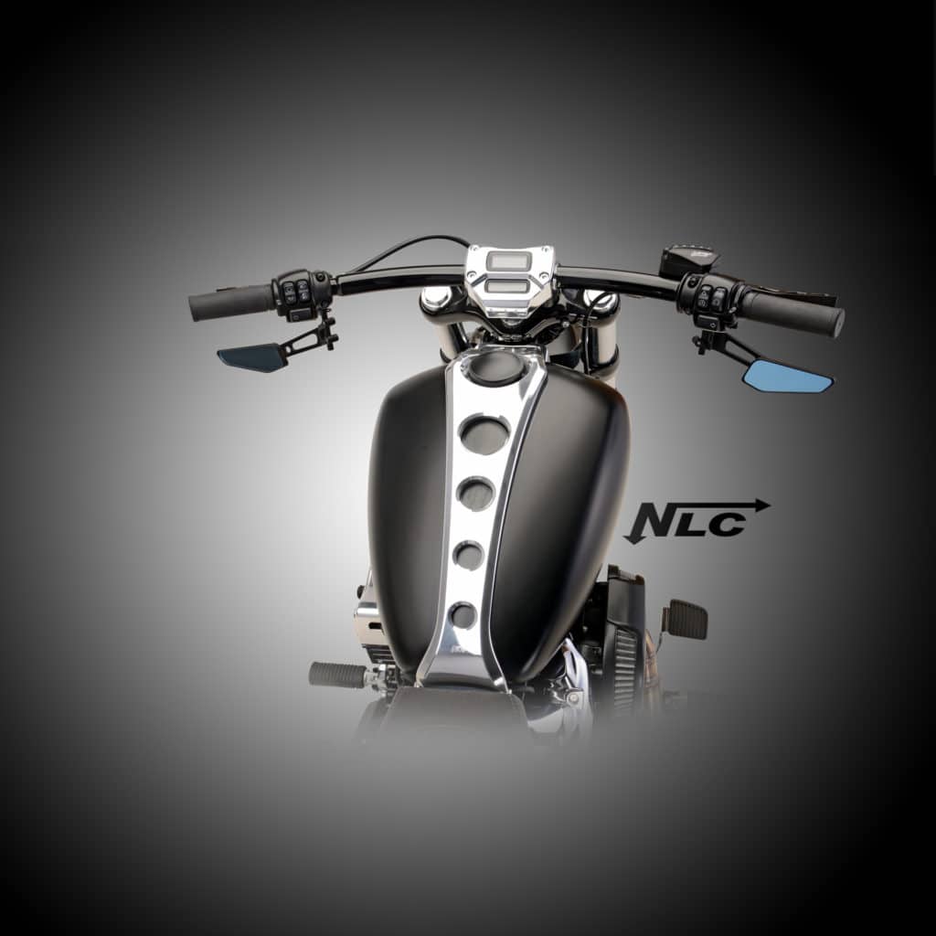 ST-50412      3D Riser mit Tachogehäuse für Breakout 2018 milwaukee eight / poliert