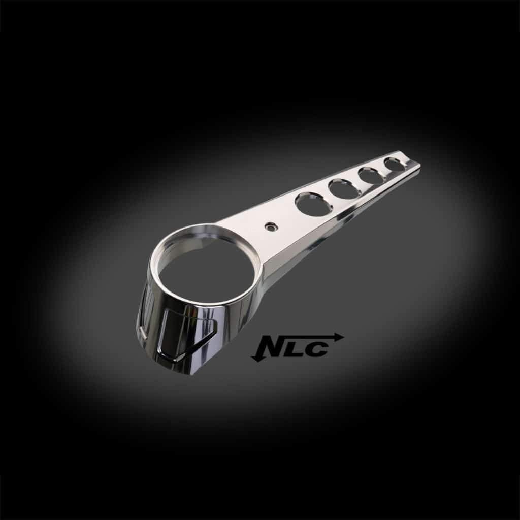 ST-40822       3D-Aluminium Dash für Fatboy 2018 milwaukee eight / poliert