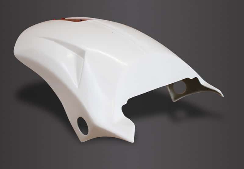 VR-40590    Heckfender V-Rod GFK ab Bj. 2007 Reifenbreite 240 - 260