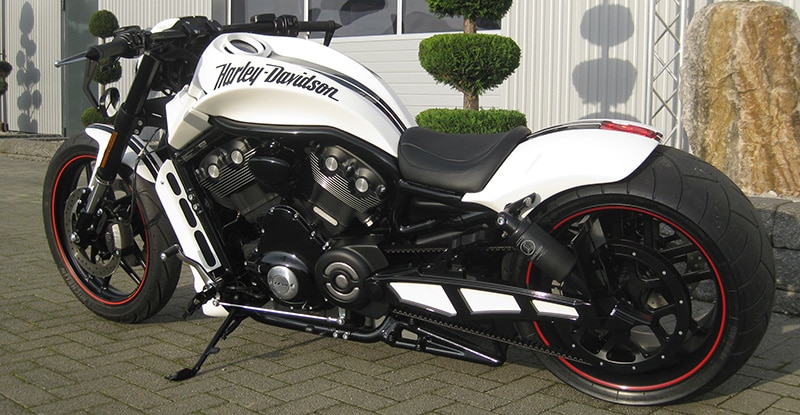 VR-3001    NLC Alu-Designschwinge "Cut-Out" für V-Rod von Bj.2002-2017