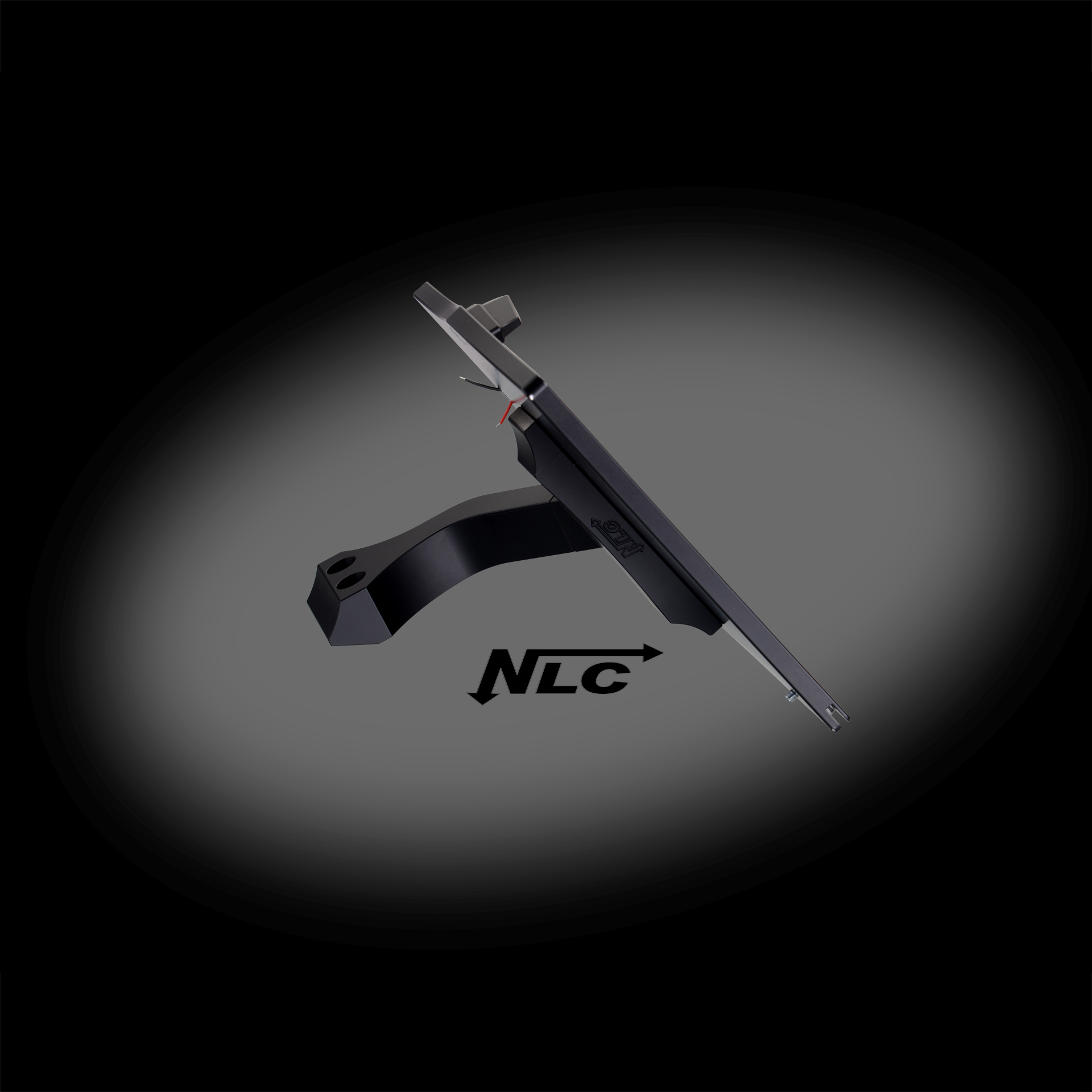 KH-66750   seitlicher Kennzeichenhalter für 1-Arm Schwinge Softail 2008-2017