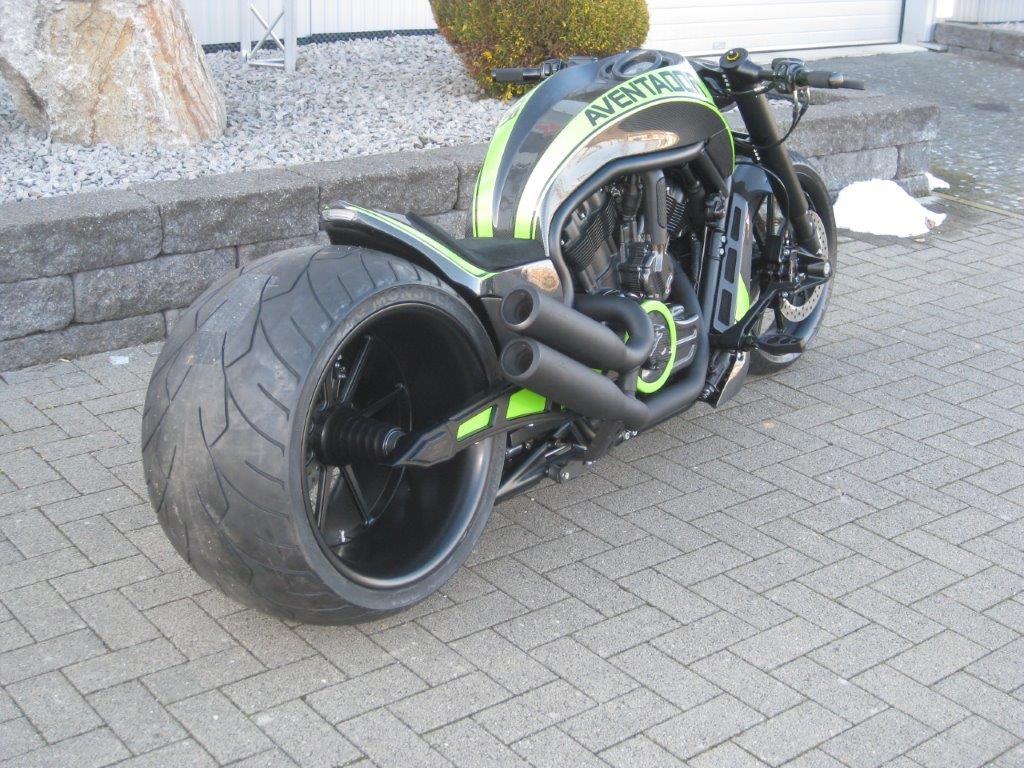 DS-3001    NLC - Schwingenkit down-shock "cut-out" "für alle V-Rod ab 2007
