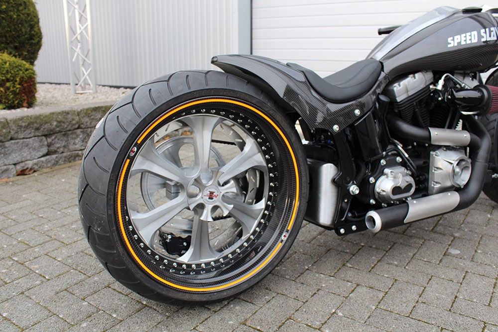 ST-40520      NLC 21' Zoll  Heckfender "Speed" für alle Softail Modelle von 2008-2017