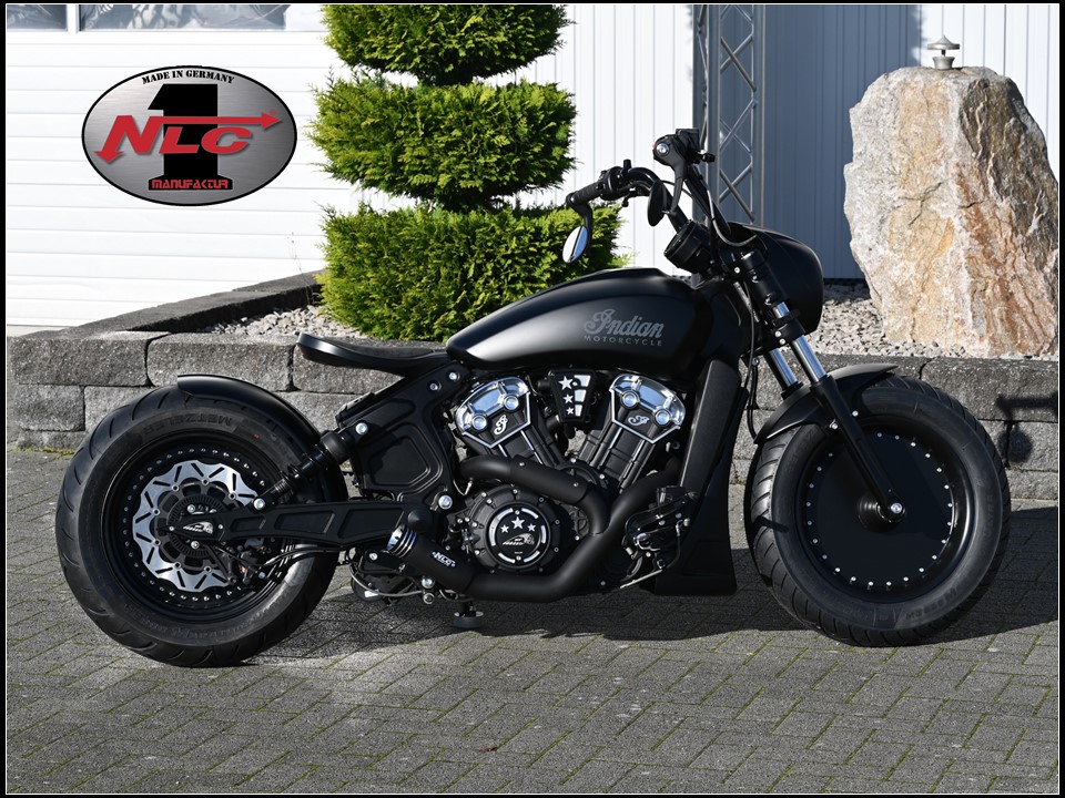 IS-40610 Aluminium Bobber Sitz Indian Scout