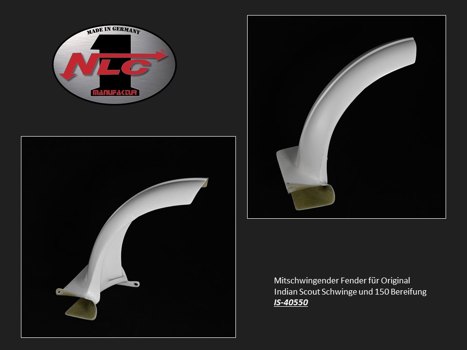 IS-40550 Heckfender für Originalschwinge 150-16 Bereifung
