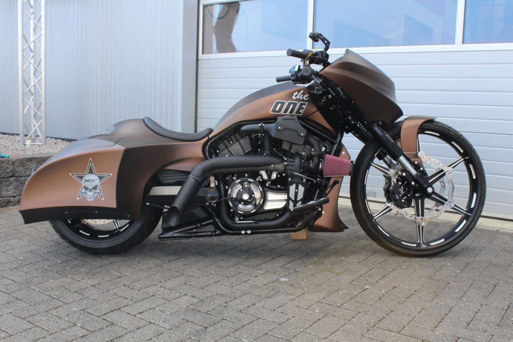 VR-40790      Airboxcover V-Rod  Bagger alle Bj.2002-2017