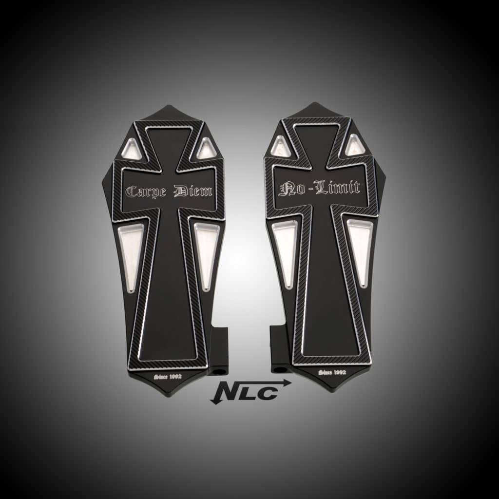 Z-51320     NLC Trittbretter "Gothic" für Softail und Touring Modelle