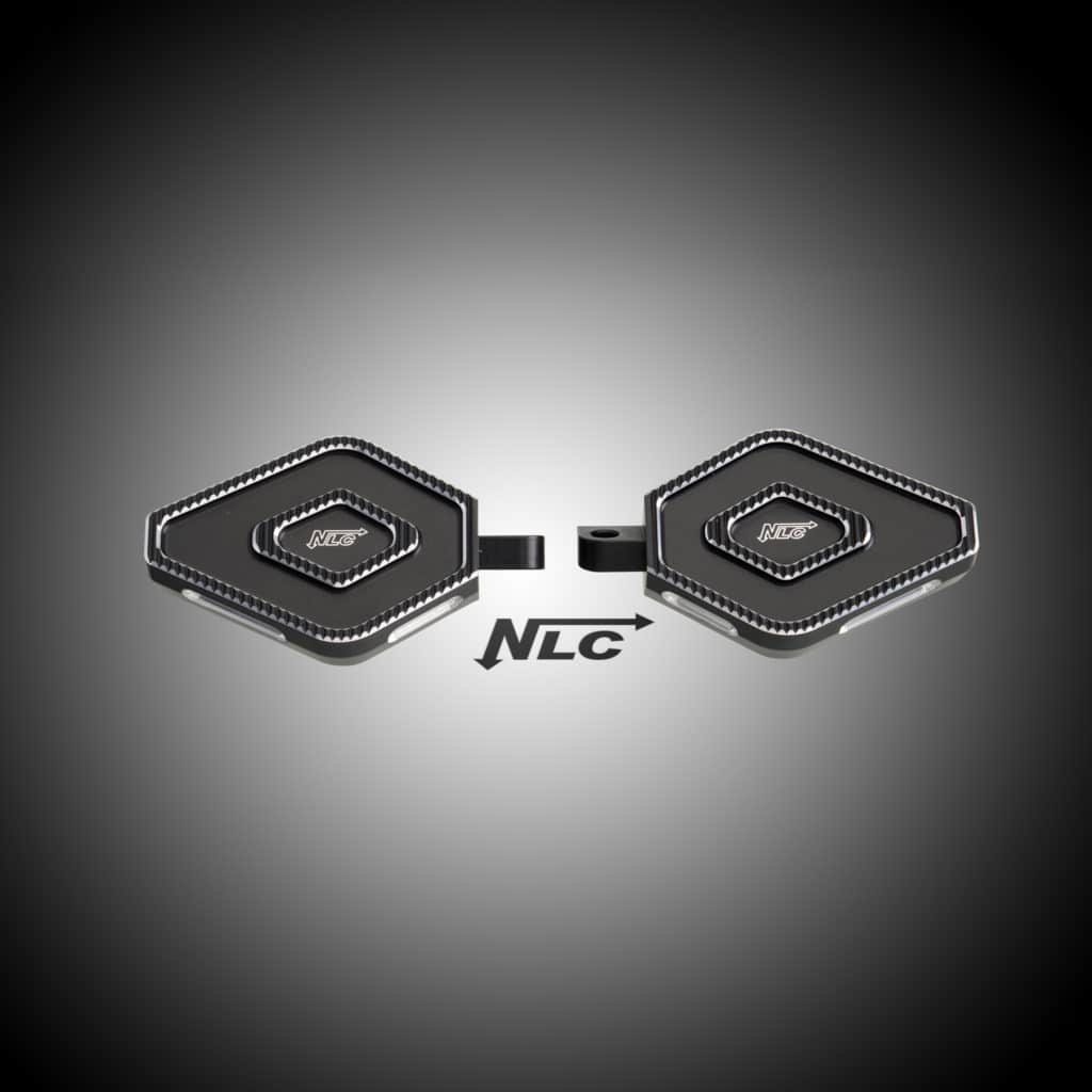 T-5130     NLC Streetglide Soziusrasten - Design "Cut"