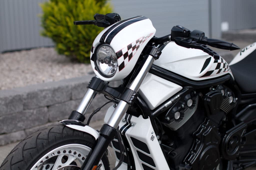 VR-50400      NLC-Design Hupencover incl. Hupe für V-Rod alle Bj.