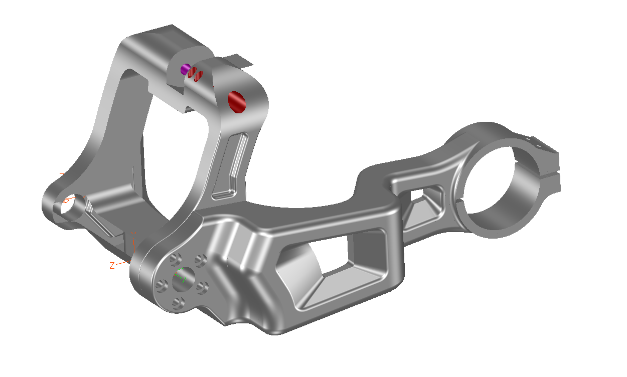 ST-3014   3D-Einarm Schwingen-Kit 18 Zoll für Softail M8